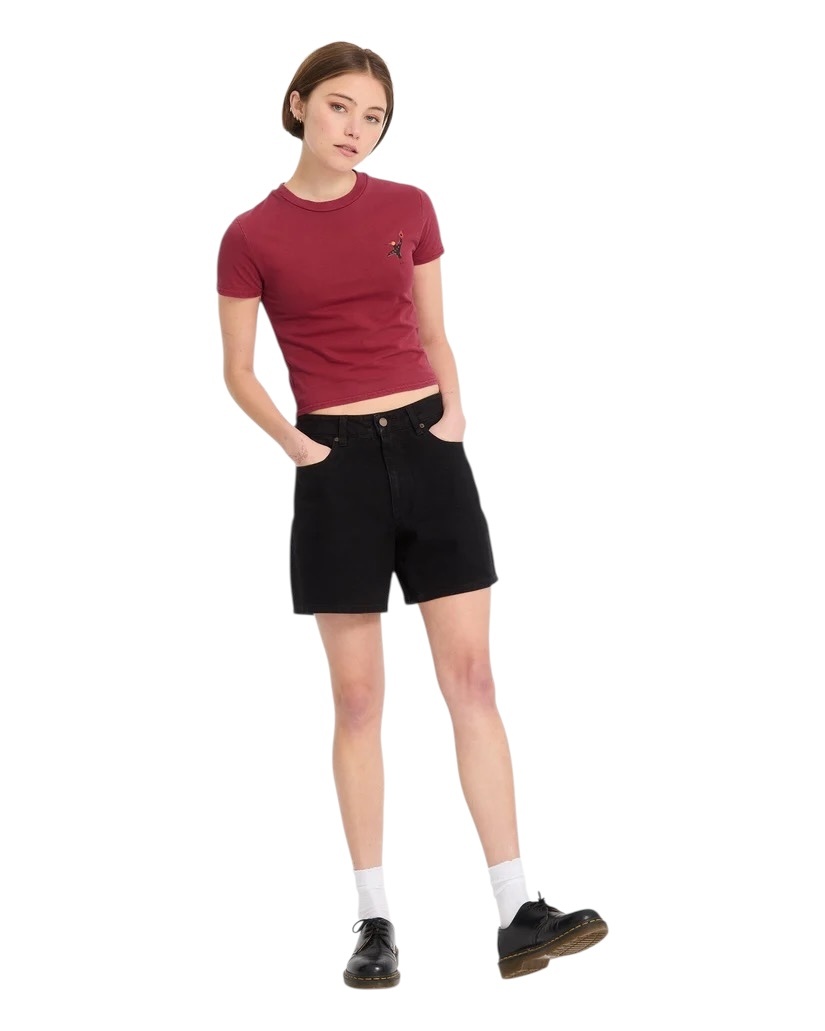 Volcom Move On S/S T-Shirt - Deep Red