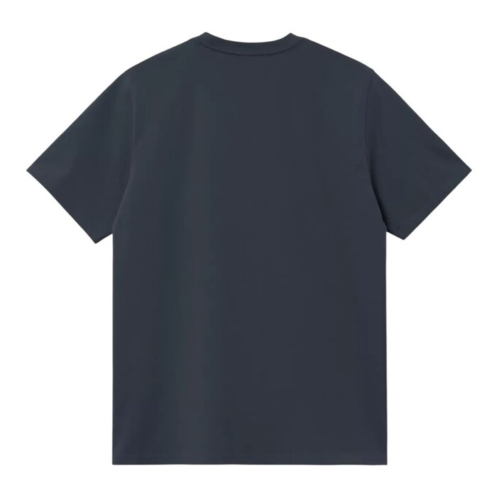 Carhartt WIP S/S Script Embroidery T-shirt - Deep Night/White