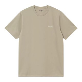 Carhartt WIP S/S Script Embroidery T-shirt -Barchan/White