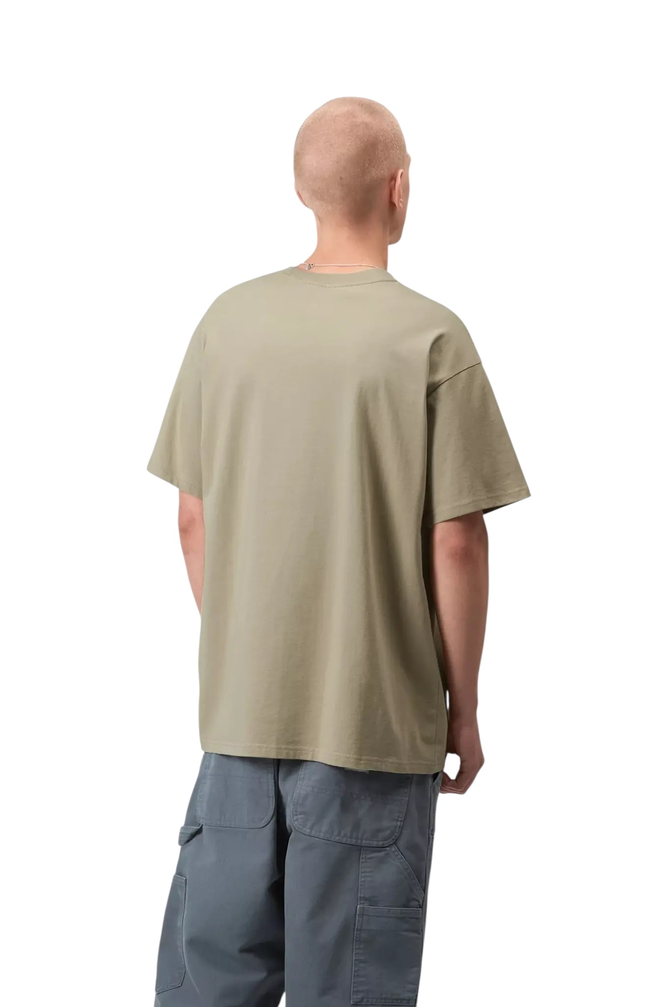 Carhartt WIP S/S Script Embroidery T-shirt -Barchan/White