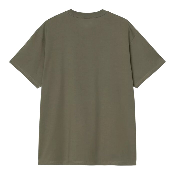 Carhartt WIP S/S Script Embroidery T-shirt - Leaf/White