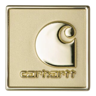 Carhartt WIP Square Label Pin - Zinc Alloy Gold