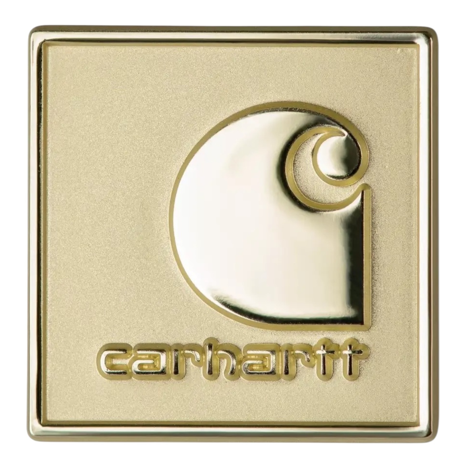 Carhartt WIP Square Label Pin - Zinc Alloy Gold