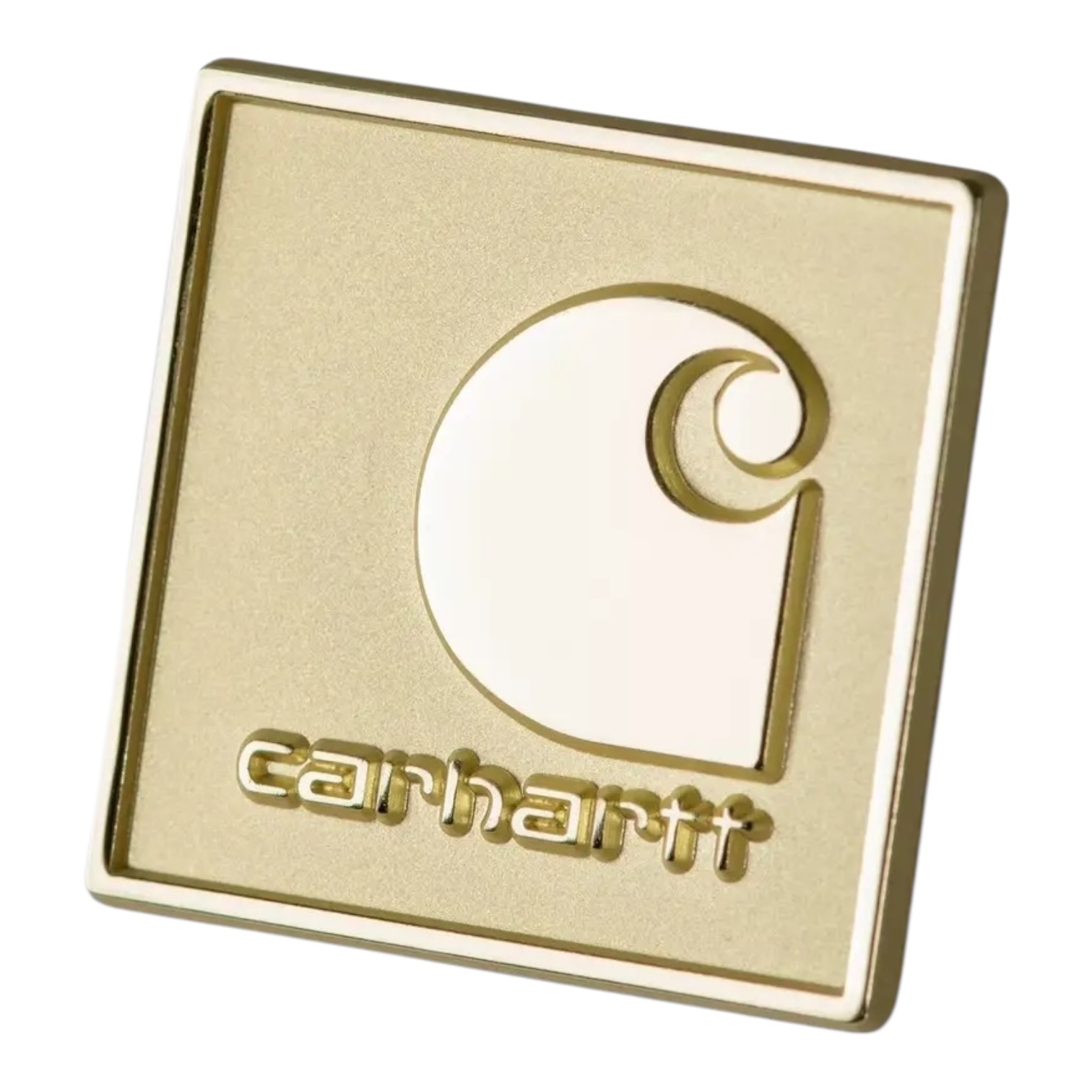 Carhartt WIP Square Label Pin - Zinc Alloy Gold