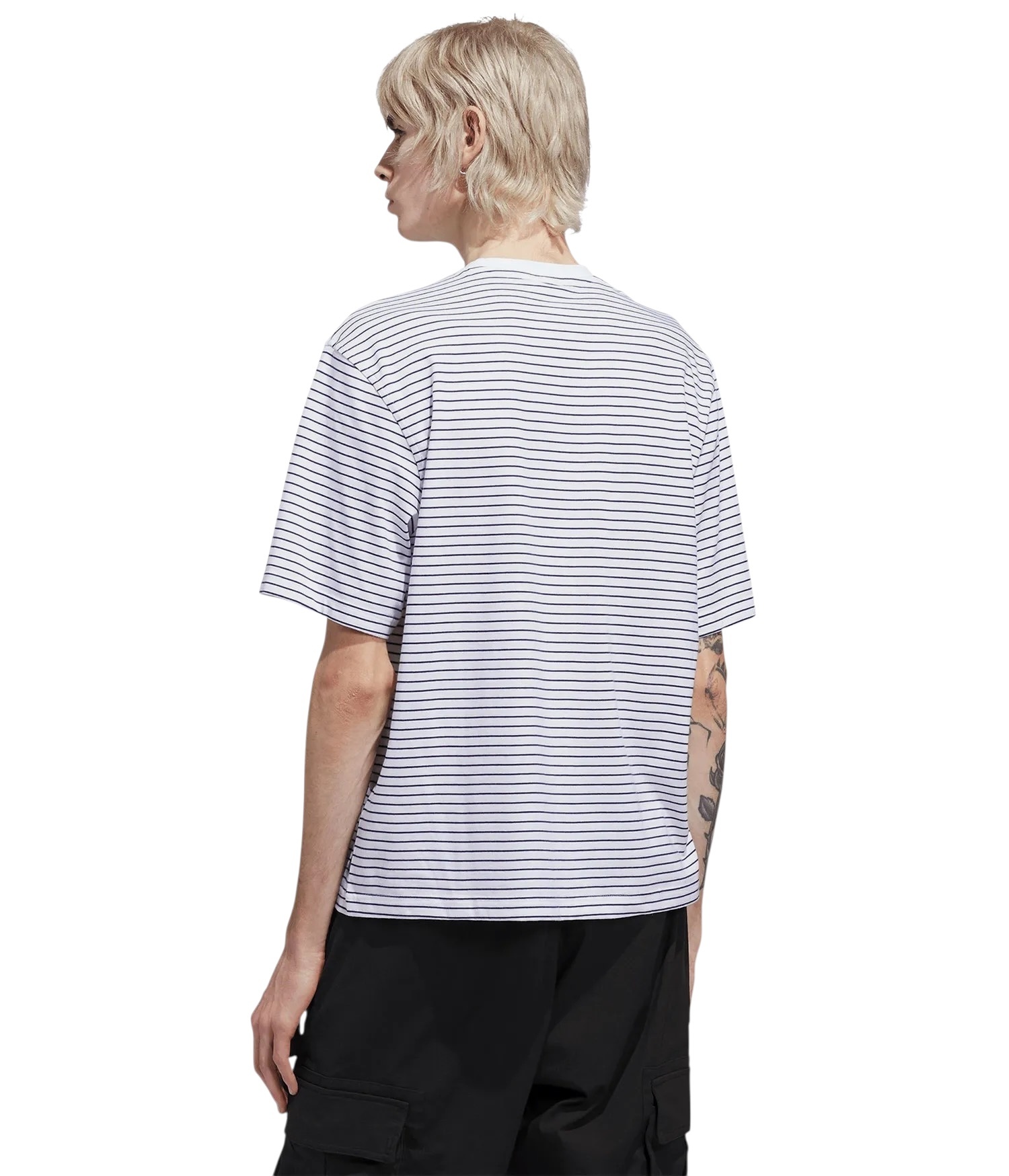 Adidas Skateboarding Skate Exc Yd Tee - White/Dark Blue