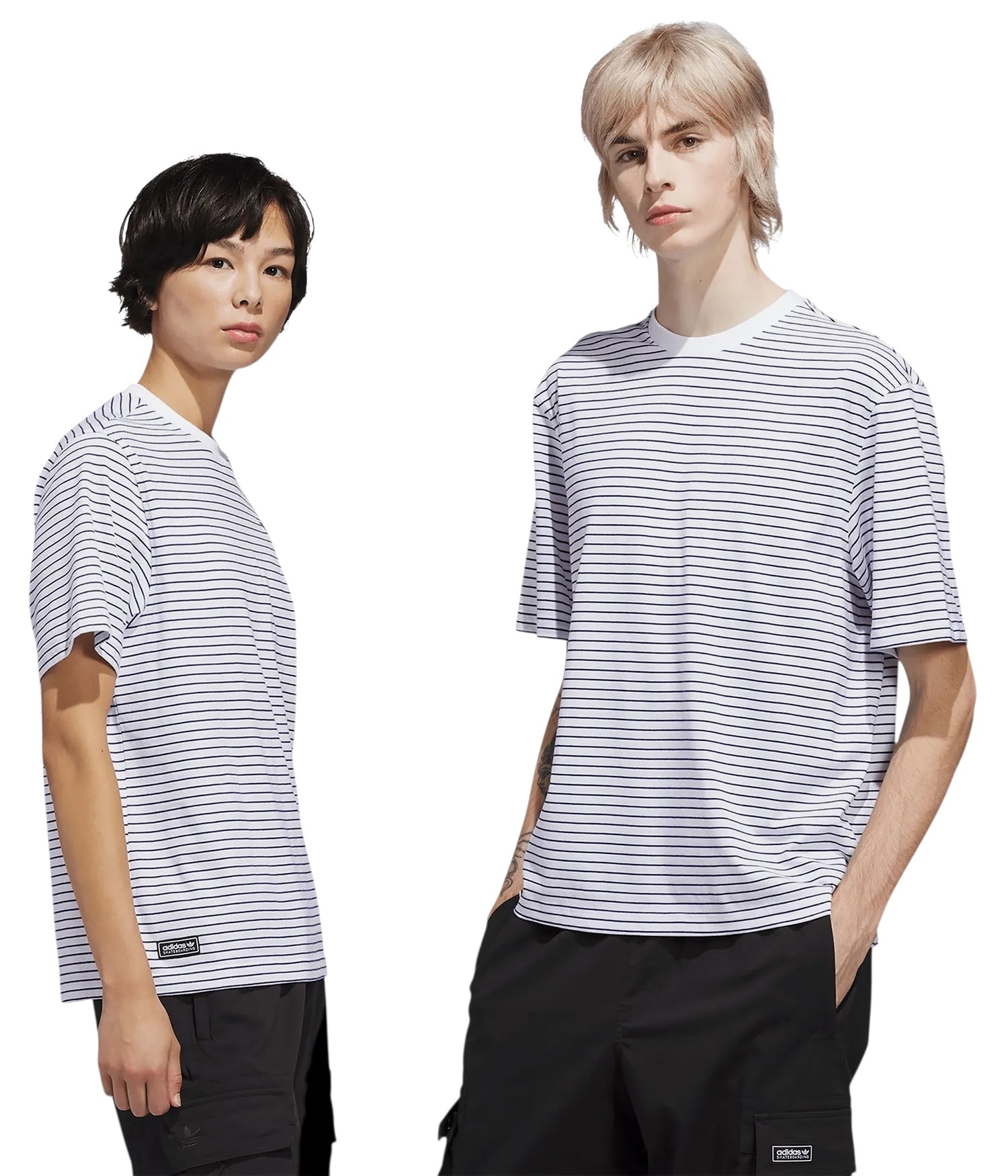 Adidas Skateboarding Skate Exc Yd Tee - White/Dark Blue