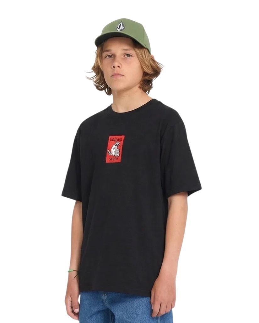 Volcom Kids S/S T-Shirt Rockout - Black