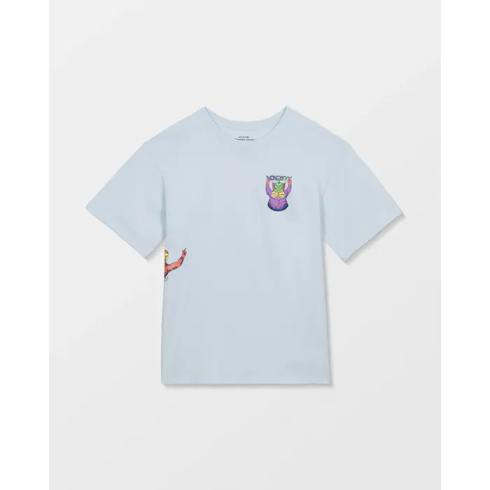 Volcom Fa Ben Sanaire 1 T-Shirt - Light Acid Blue