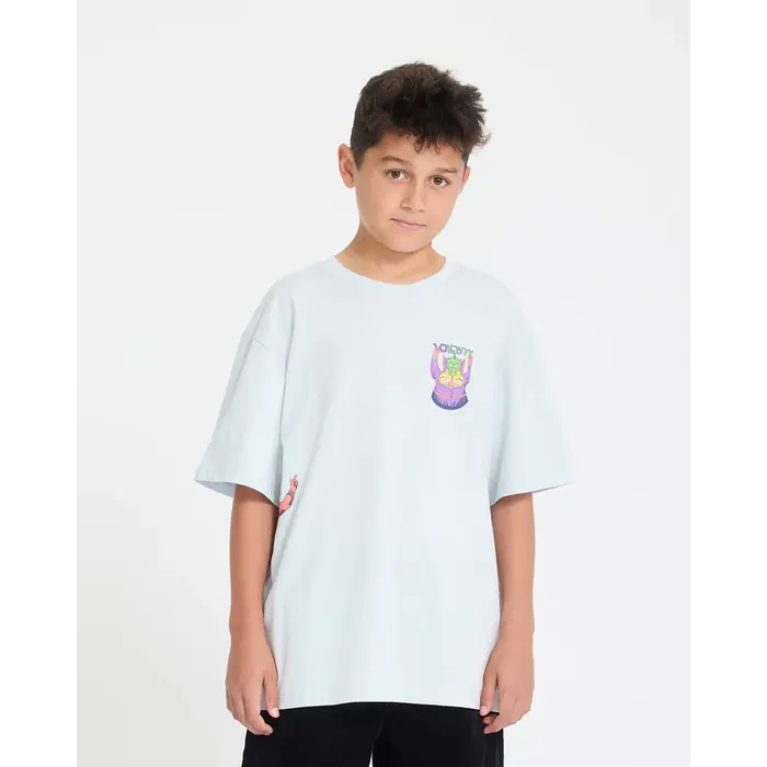 Volcom Fa Ben Sanaire 1 T-Shirt - Light Acid Blue