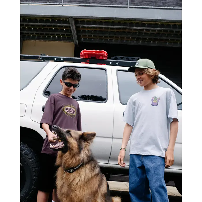 Volcom Fa Ben Sanaire 1 T-Shirt - Light Acid Blue