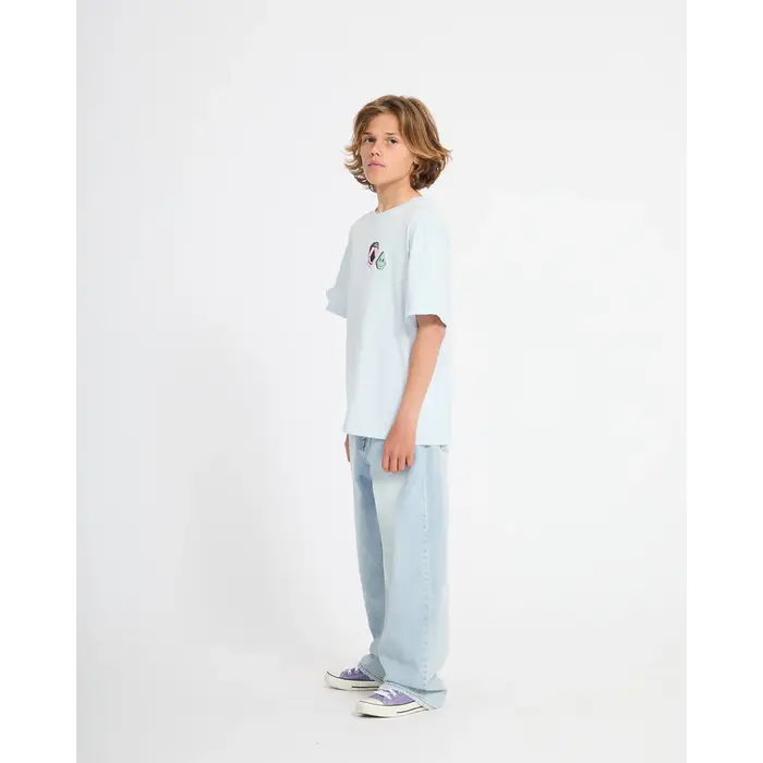 Volcom Aura BSC S/S T-Shirt - Light Acid Blue