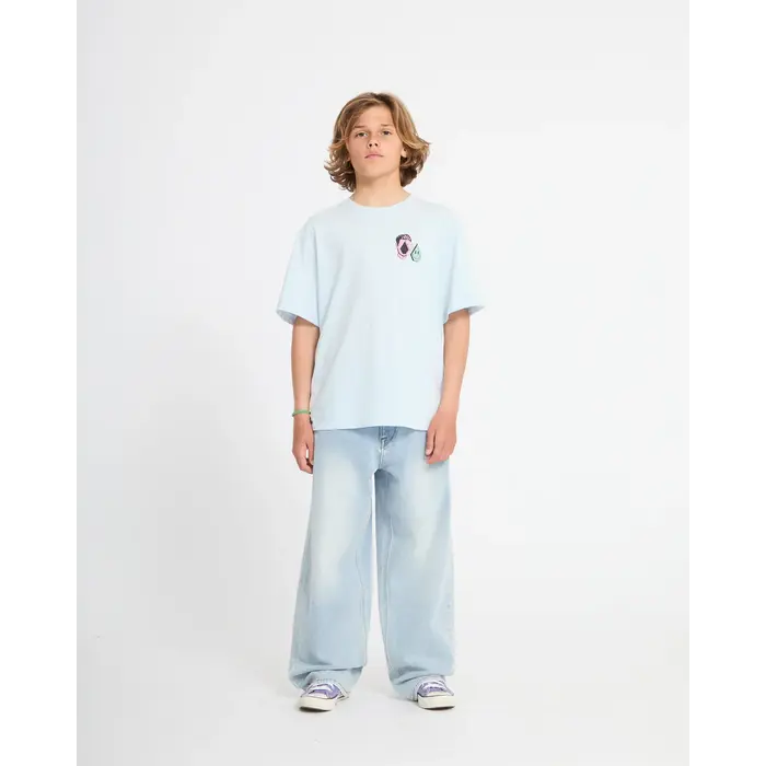 Volcom Aura BSC S/S T-Shirt - Light Acid Blue