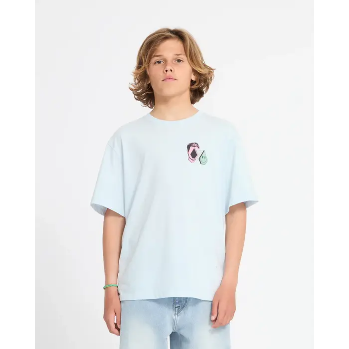 Volcom Aura BSC S/S T-Shirt - Light Acid Blue