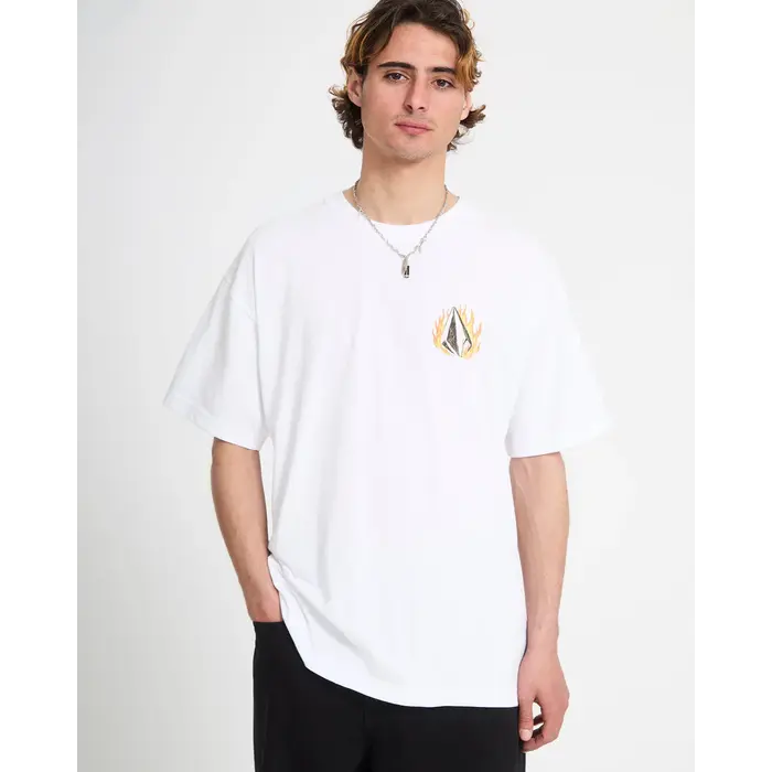 Volcom Double fantasy LSE S/S T-Shirt  - White