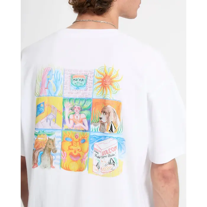 Volcom Double fantasy LSE S/S T-Shirt  - White