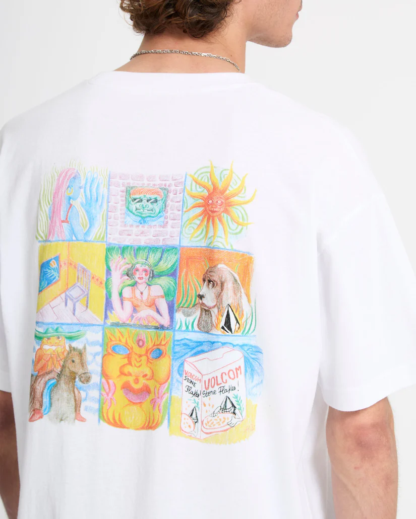Volcom Double fantasy LSE S/S T-Shirt  - White