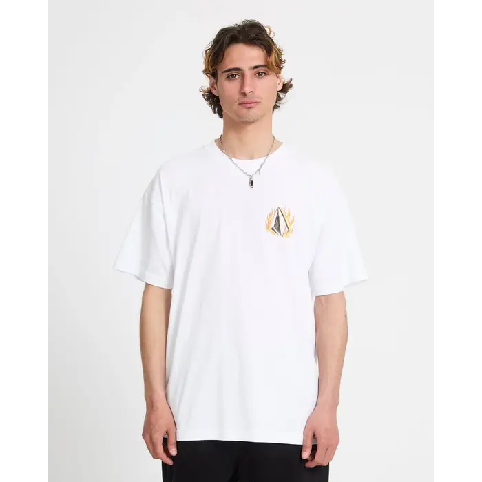 Volcom Double fantasy LSE S/S T-Shirt  - White