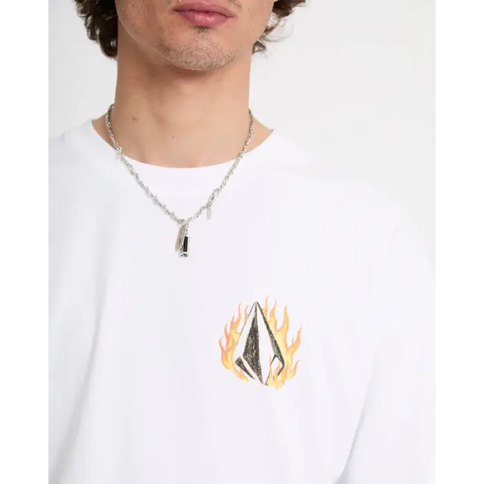 Volcom Double fantasy LSE S/S T-Shirt  - White