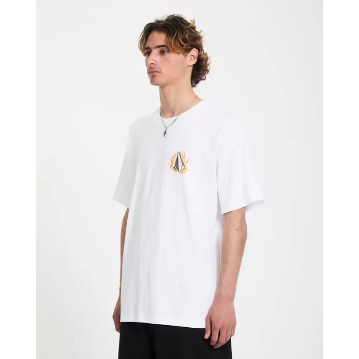 Volcom Double fantasy LSE S/S T-Shirt  - White