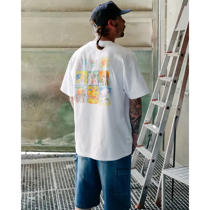 Volcom Double fantasy LSE S/S T-Shirt  - White