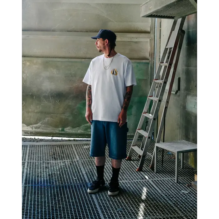 Volcom Double fantasy LSE S/S T-Shirt  - White