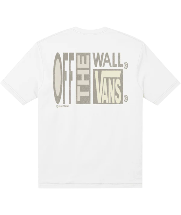Vans Stretch Stack Crackle S/S T-Shirt - White