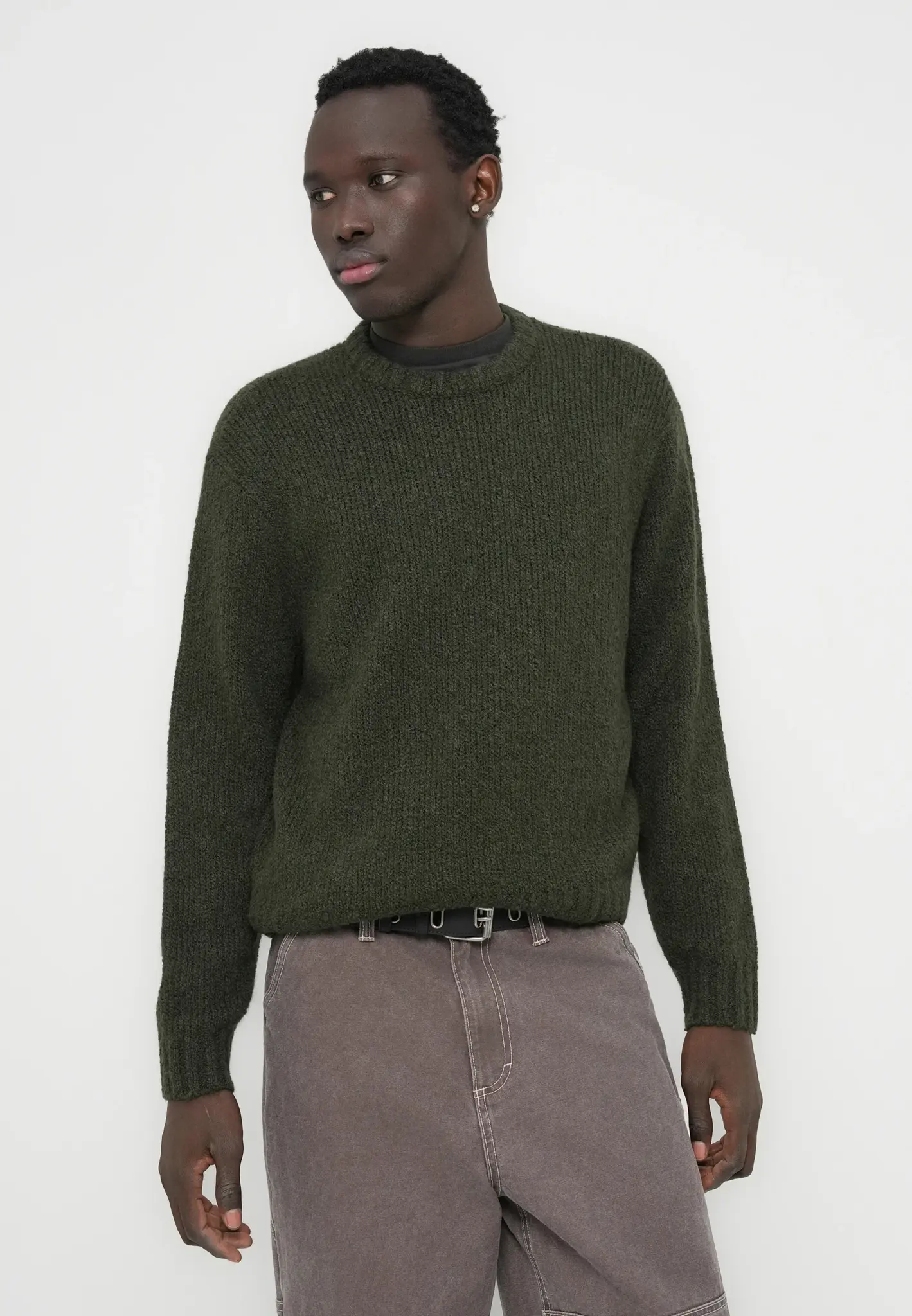 Vans Solid Crew Sweater - Obsidian Fern