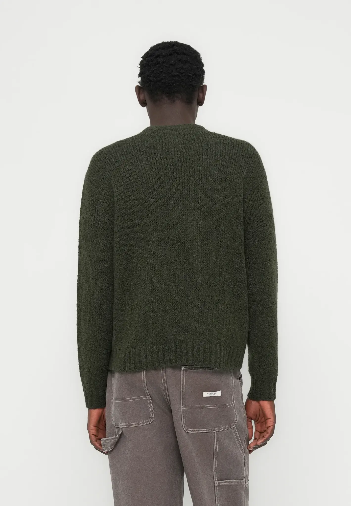 Vans Solid Crew Sweater - Obsidian Fern