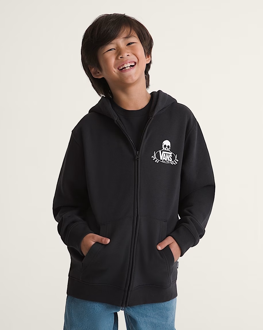 Vans Framework Youth Zip Up - Black