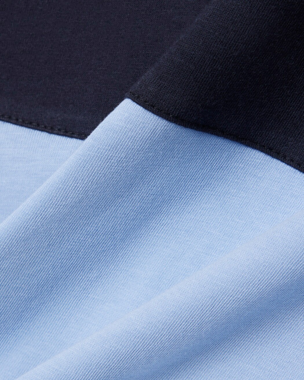 Lacoste T-shirt color-block coton - Bleu Clair/Noir