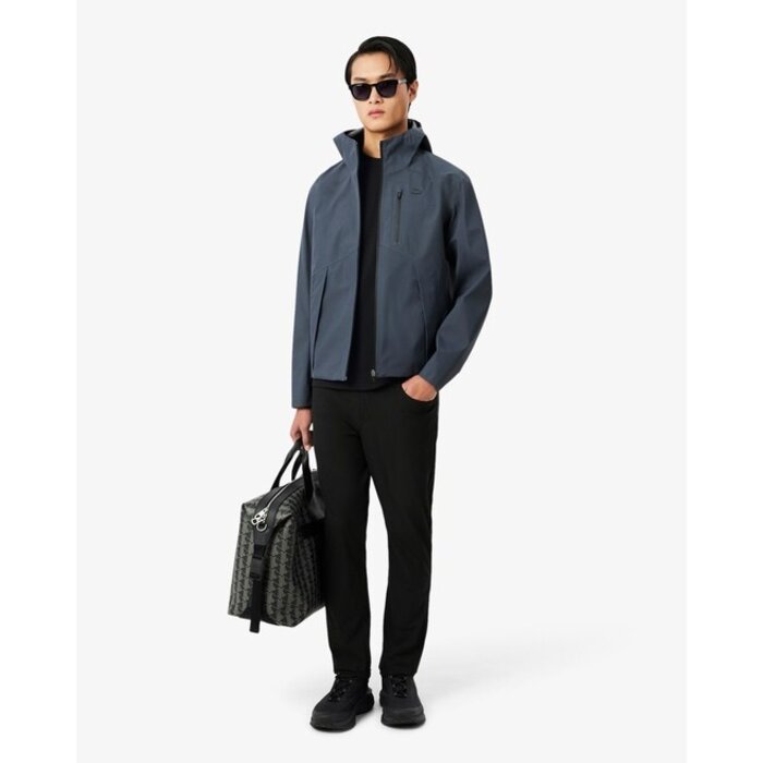 Lacoste T-shirt Commuter Piqué marquage jacquard - Noir