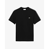 T-shirt coton épais bande sigle - Noir