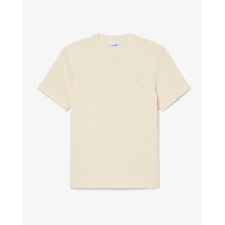 Lacoste T-shirt Coton Ajouré - Beige
