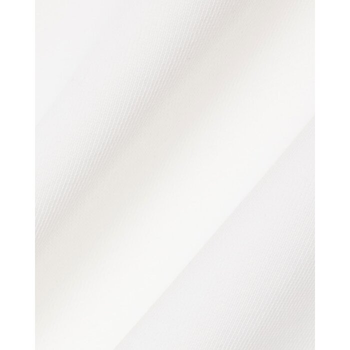 Lacoste Sweatshirt molleton bande rayée - Blanc