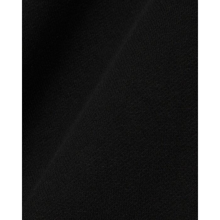 Lacoste Sweatshirt molleton bande rayée - Noir