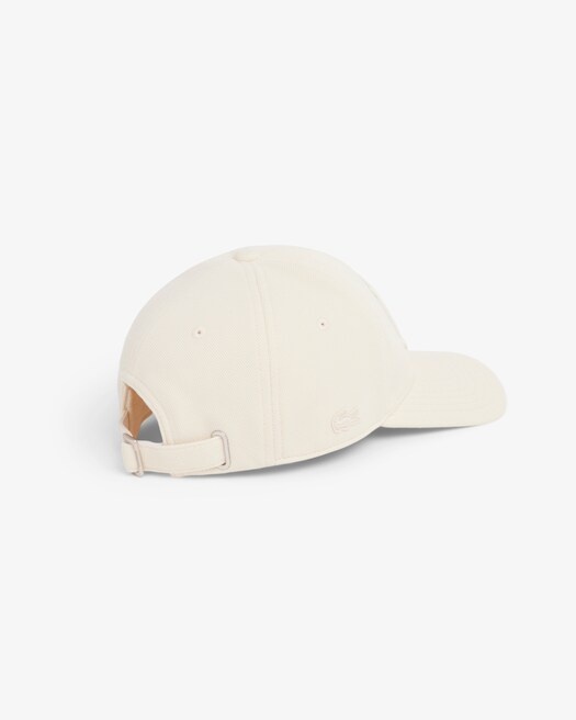 Lacoste Casquette badge en Piqué - Beige