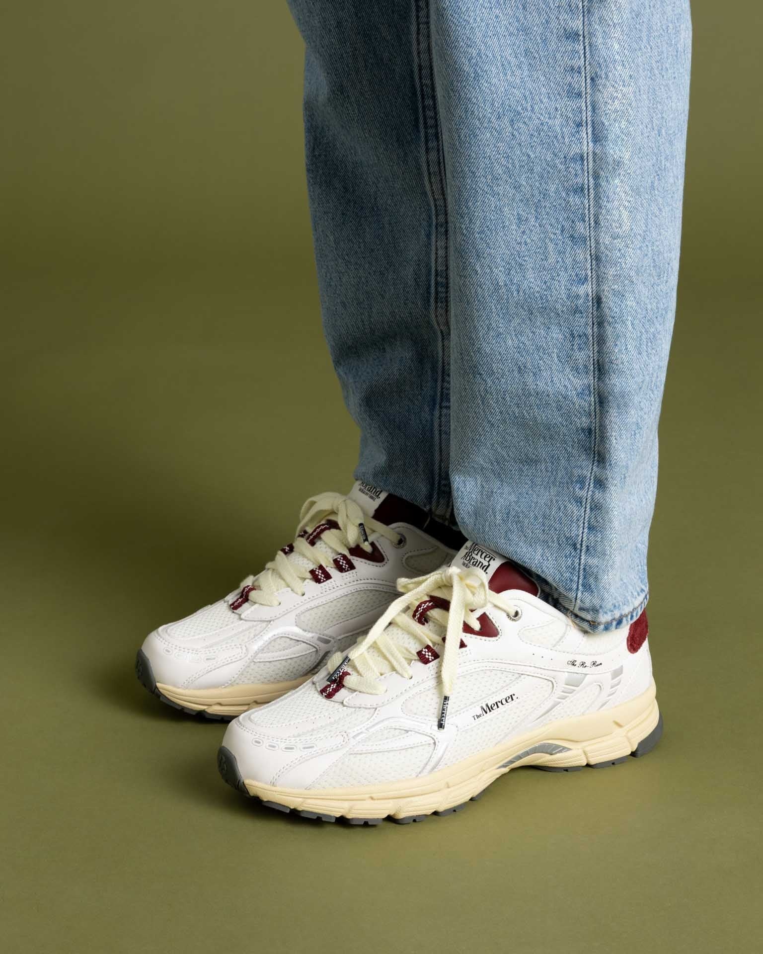 Mercer The Re-Run Vintage Nappa - White/Red