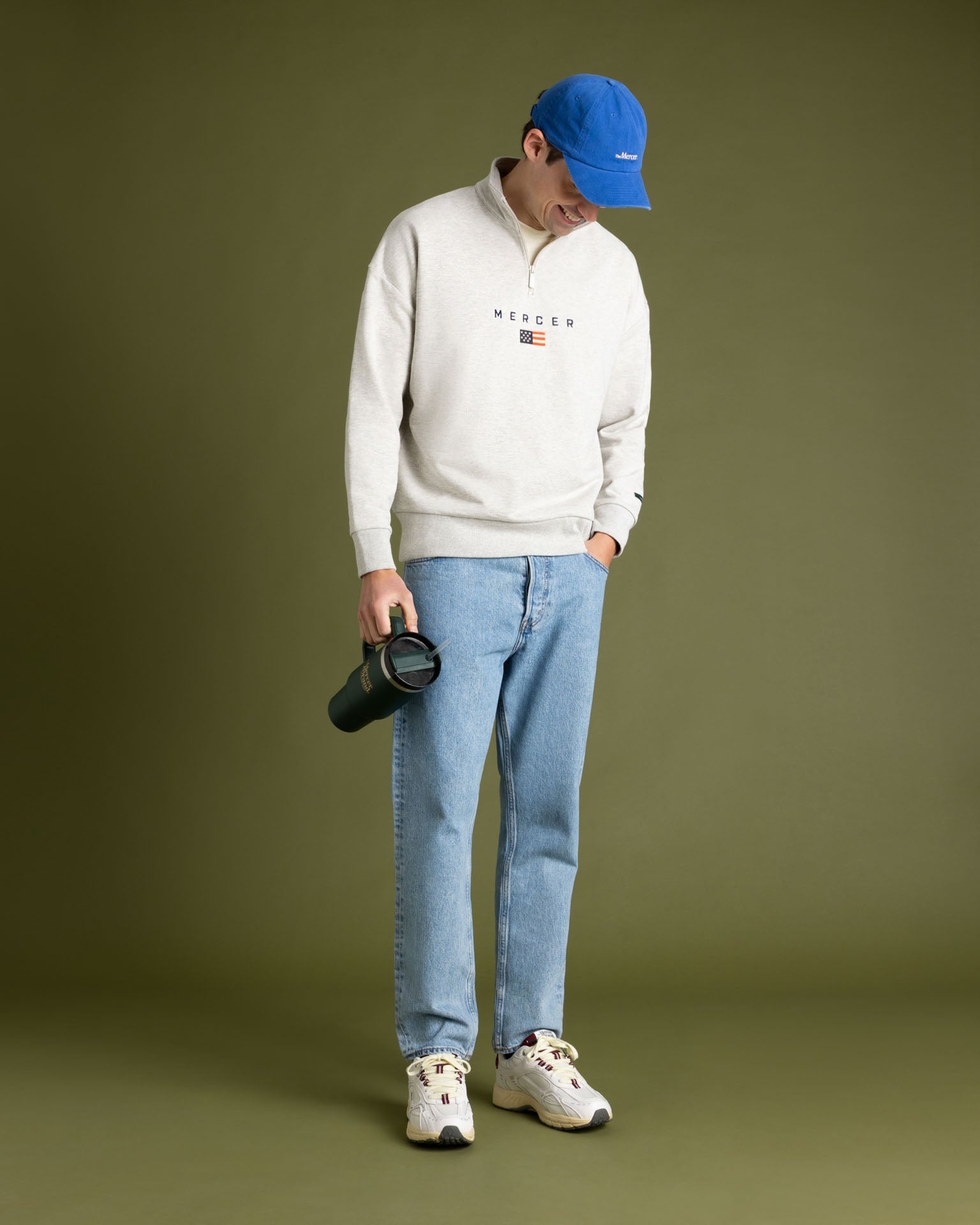 Mercer The Re-Run Vintage Nappa - White/Red