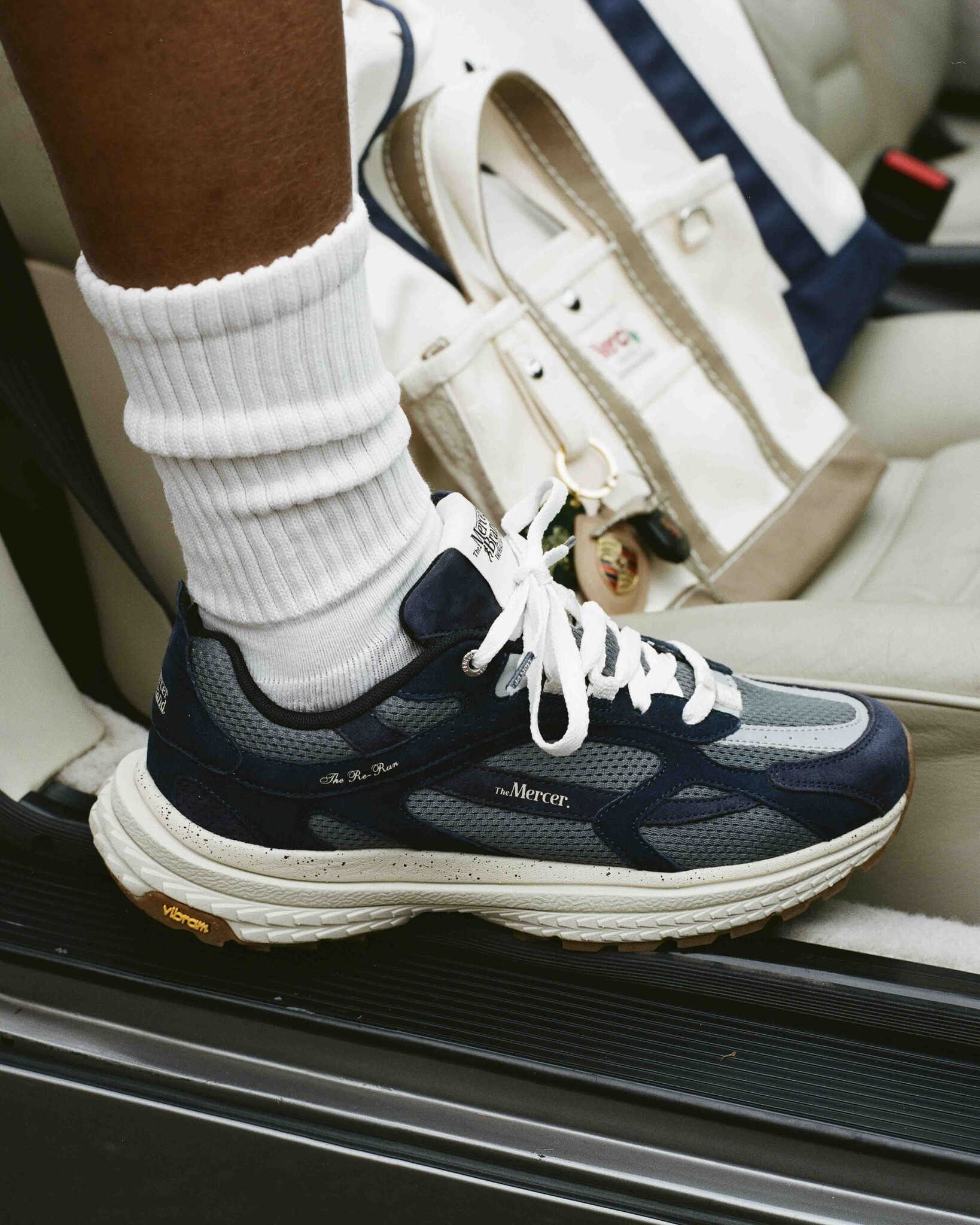 Mercer The Re-Run Vibram - Navy