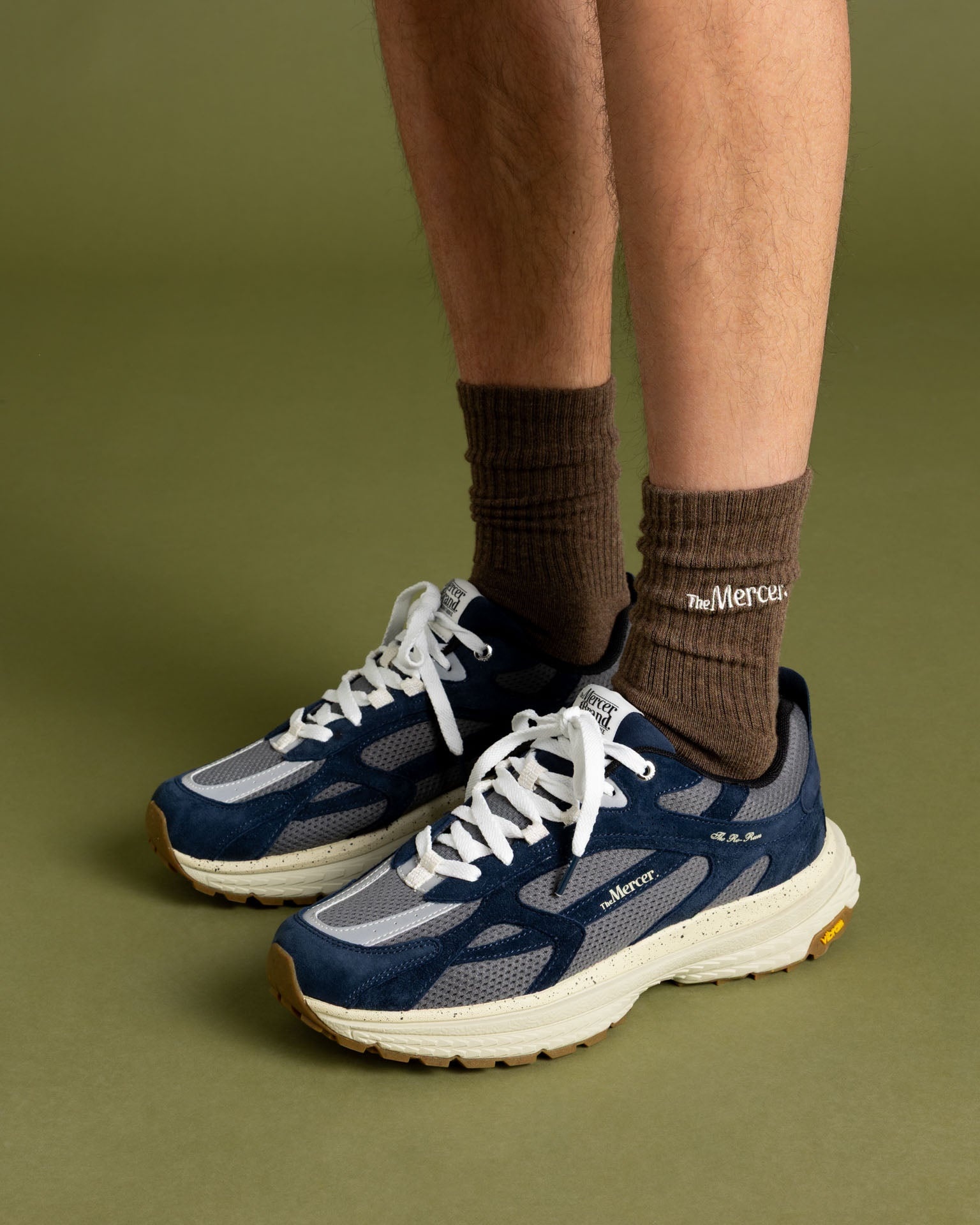 Mercer The Re-Run Vibram - Navy
