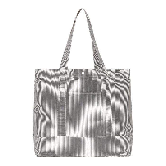 Carhartt WIP Mercer Tot Bag - Mercer Stripe/Graphite/Wax Bleached