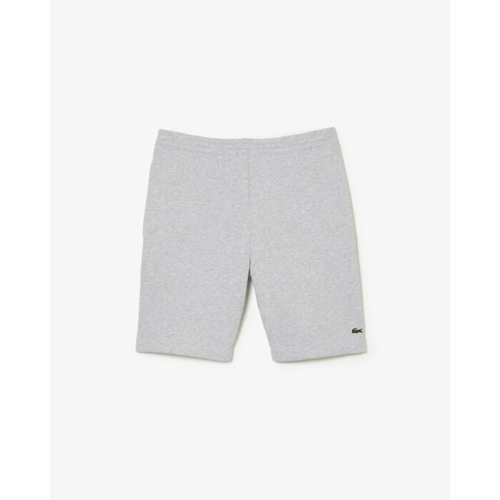 Lacoste Short Regular Fit Molleton - Gris Chiné