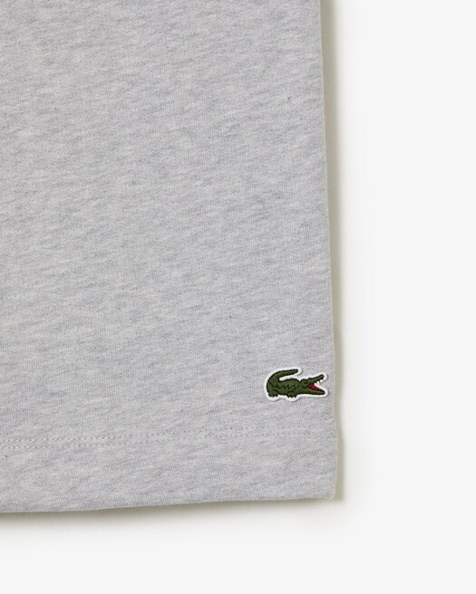 Lacoste Short Regular Fit Molleton - Gris Chiné