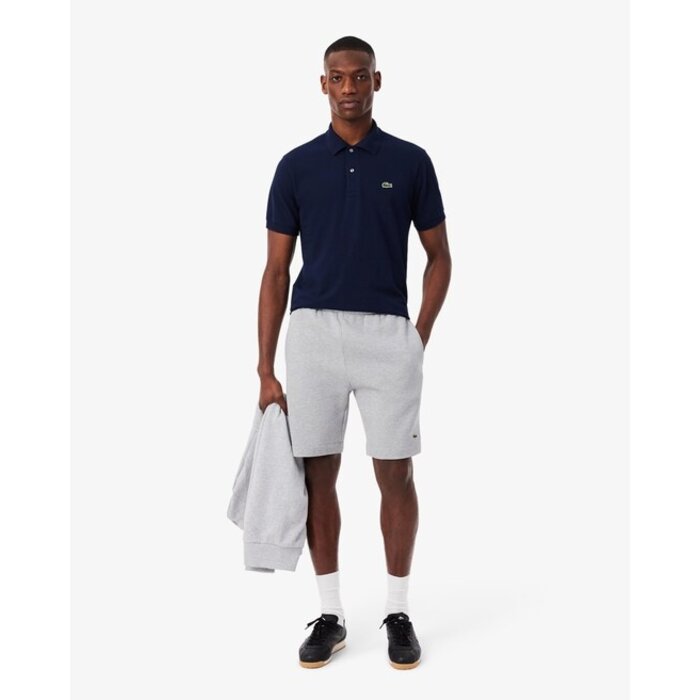 Lacoste Short Regular Fit Molleton - Gris Chiné
