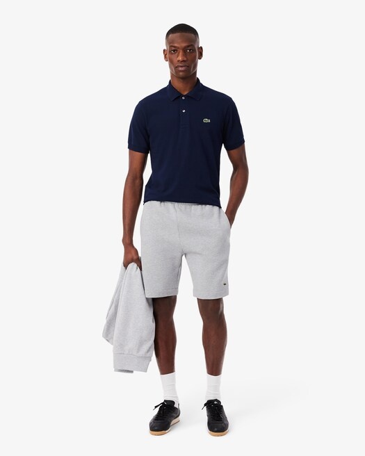 Lacoste Short Regular Fit Molleton - Gris Chiné