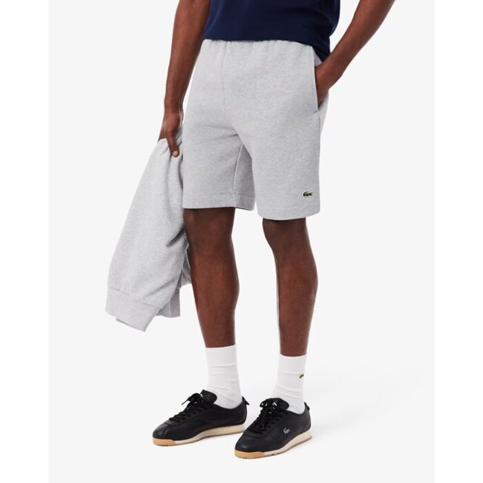Lacoste Short Regular Fit Molleton - Gris Chiné