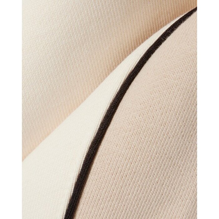 Lacoste Short regular fit color-block molleton  - Blanc/Beige