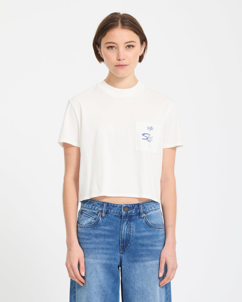 Volcom Pocket Dial Tee - Vintage White