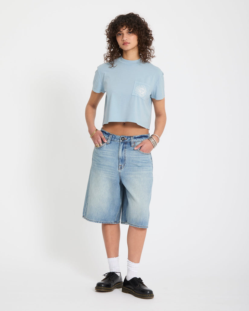 Volcom Pocket Dial Tee - Cali Blue