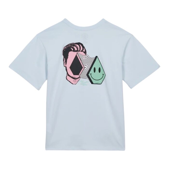Volcom Aura BSC S/S T-Shirt - Light Acid Blue